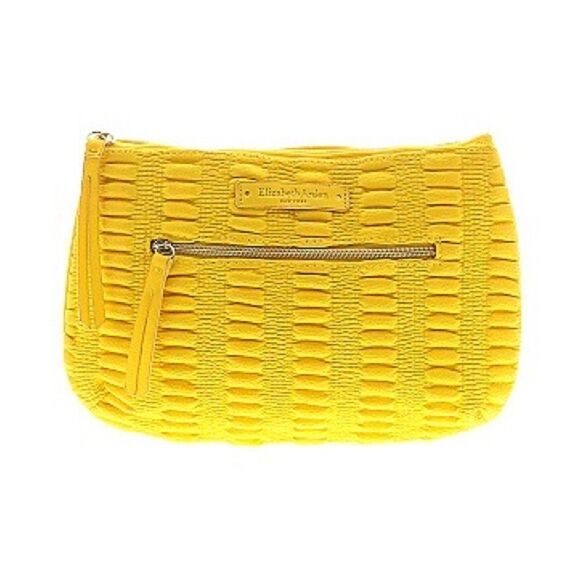 ELIZABETH ARDEN MELLOW YELLOW CLUTCH /MAKEUP BAG - Picture 2 of 4
